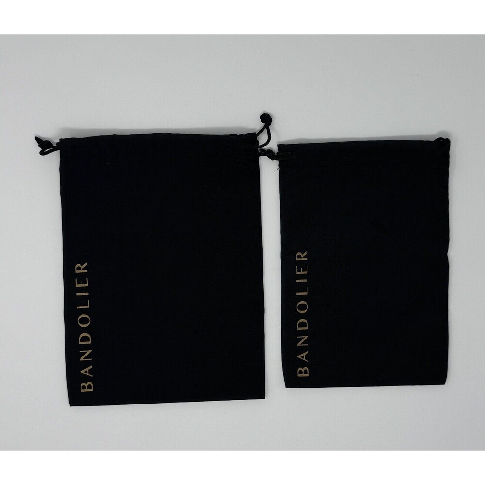 Set of 2 Bandolier Fabric Drawstring Dust Bag Protective Storage Bags For Phones